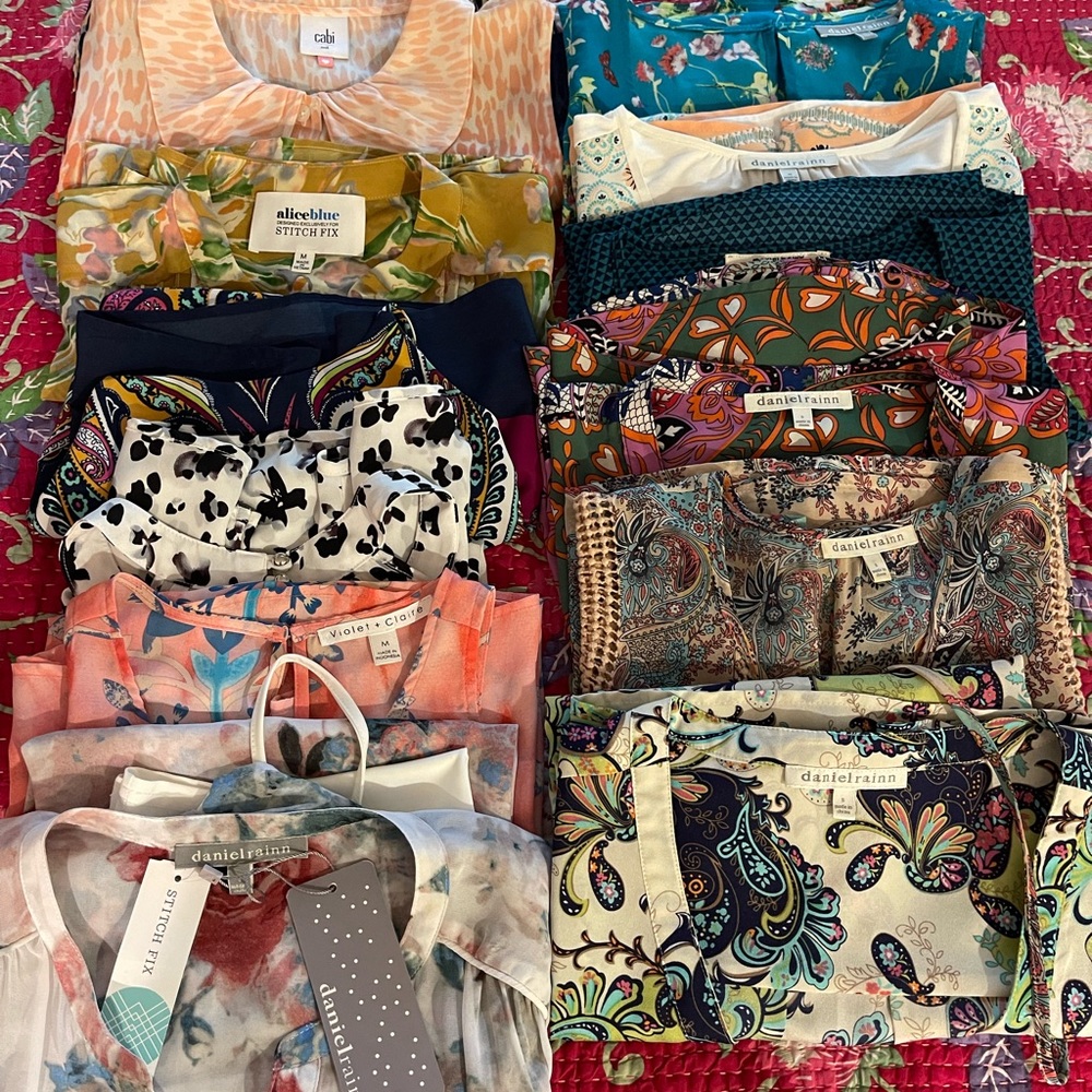 Daniel Rainn, Cabi, Alici Blue, Paper Moon, & renee c Women’s tops.